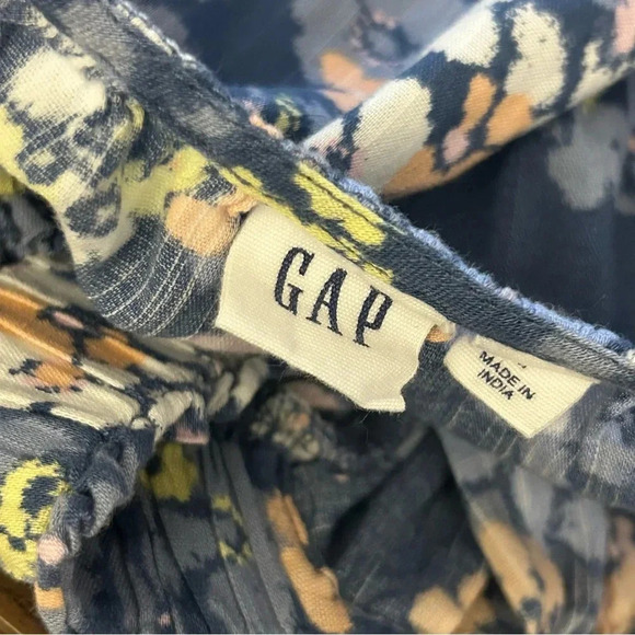 ❤️ Gap Floral Peasant top M - Picture 6 of 11